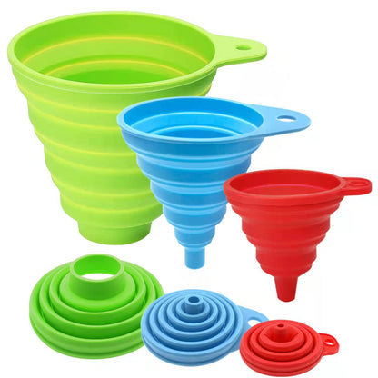 Piece Silicone Funnel Set for Filling Bottles and Wide Mouth Jars