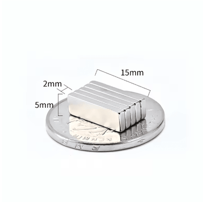 10PCS N52 Strong Square Neodymium Magnets Heavy Duty Compact Magnetic Set