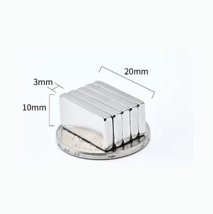 10PCS N52 Strong Square Neodymium Magnets Heavy Duty Compact Magnetic Set