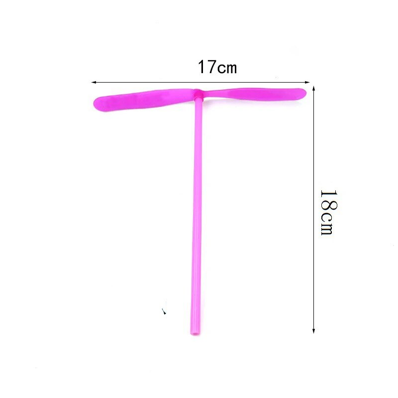 Flying Bamboo Dragonfly Toy Launcher for Kids Outdoor Fun Set