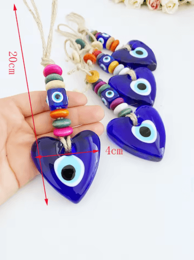 Evil Eye Nazar Macrame Wall Hanging Protective Lucky Charm Decor
