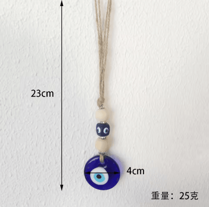 Evil Eye Nazar Macrame Wall Hanging Protective Lucky Charm Decor