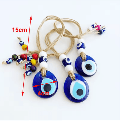 Evil Eye Nazar Macrame Wall Hanging Protective Lucky Charm Decor