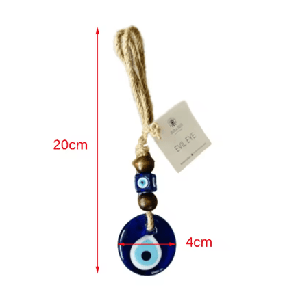 Evil Eye Nazar Macrame Wall Hanging Protective Lucky Charm Decor