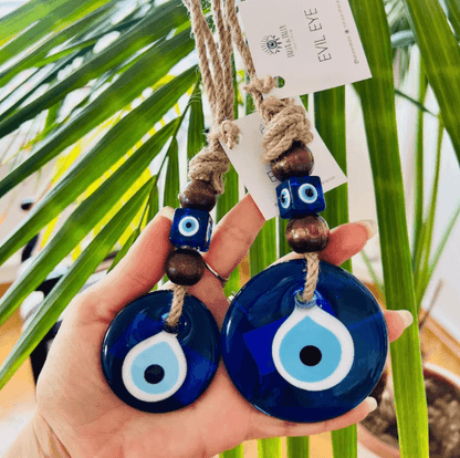Evil Eye Nazar Macrame Wall Hanging Protective Lucky Charm Decor