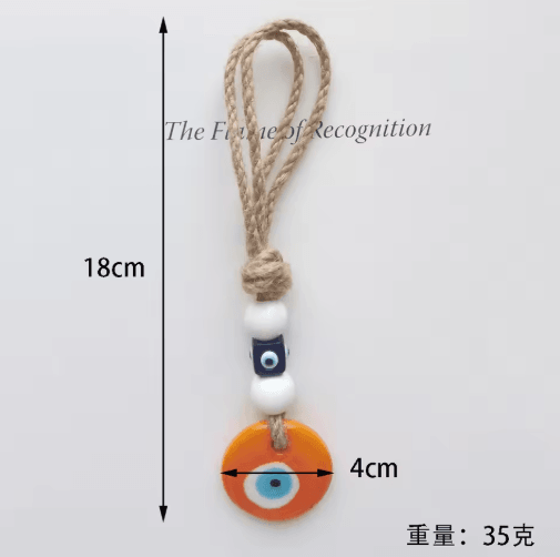 Handmade Turkish Evil Eye Pendant Lucky Glass Bead Wall & Car Hanging Decor