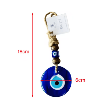 Handmade Turkish Evil Eye Pendant Lucky Glass Bead Wall & Car Hanging Decor