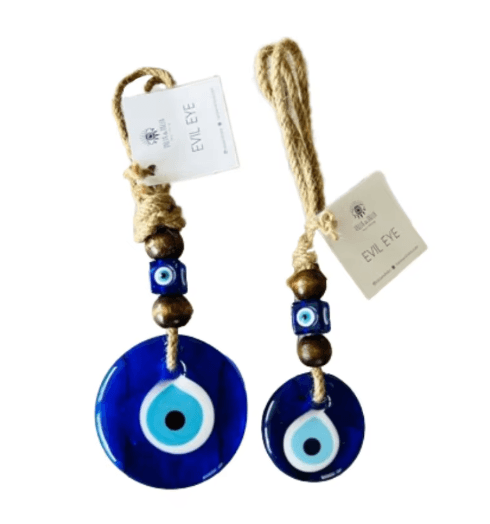 Handmade Turkish Evil Eye Pendant Lucky Glass Bead Wall & Car Hanging Decor