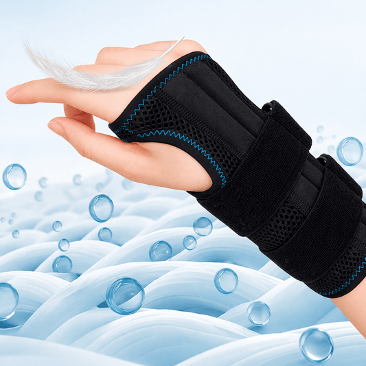 Wrist Brace Sport Support, Adjustable Wristband for Carpal Tunnel, Left Right Hand Wrist Support, Pain Relief, Fitness