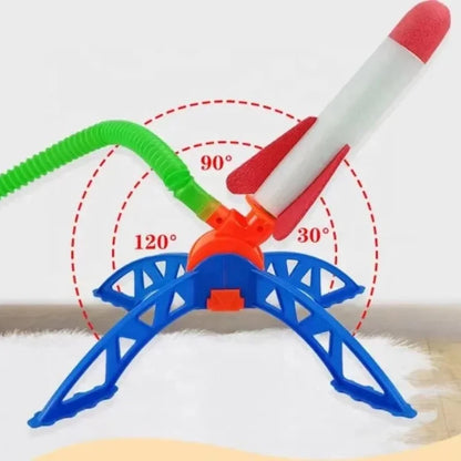 Glow Rocket Launcher for Kids Outdoor LED Flying Rocket Toy