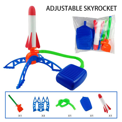 Glow Rocket Launcher for Kids Outdoor LED Flying Rocket Toy