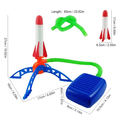 Glow Rocket Launcher for Kids Outdoor LED Flying Rocket Toy