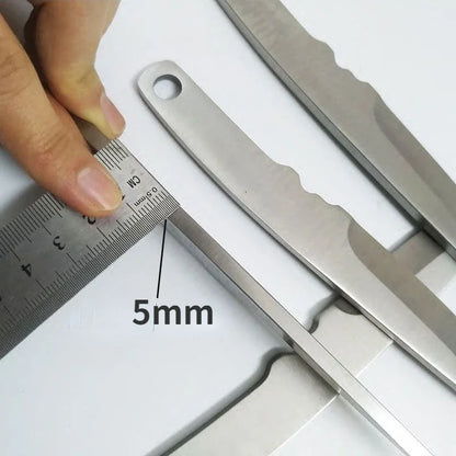 Non Sharpened Fixed Blade Training Knife Set