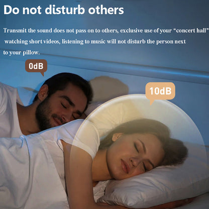 DreamQuiet Under Pillow Speaker Bluetooth Sleep Aid with White Noise Timer