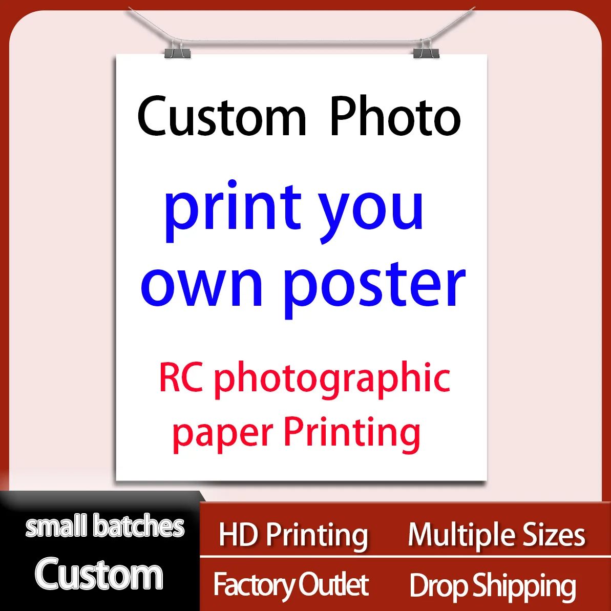 Custom Photo Poster – Personalized Wall Art Print for Home & Gifts