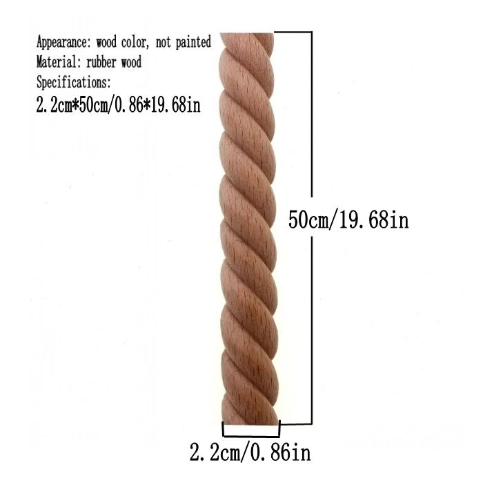 Hand-Carved Wooden Twist Sculpture – Rustic Minimalist Home Accent