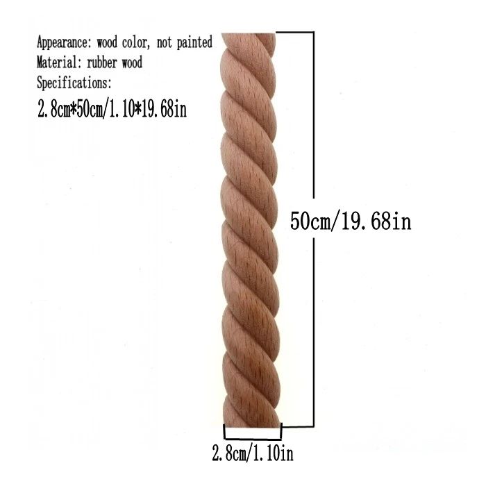 Hand-Carved Wooden Twist Sculpture – Rustic Minimalist Home Accent