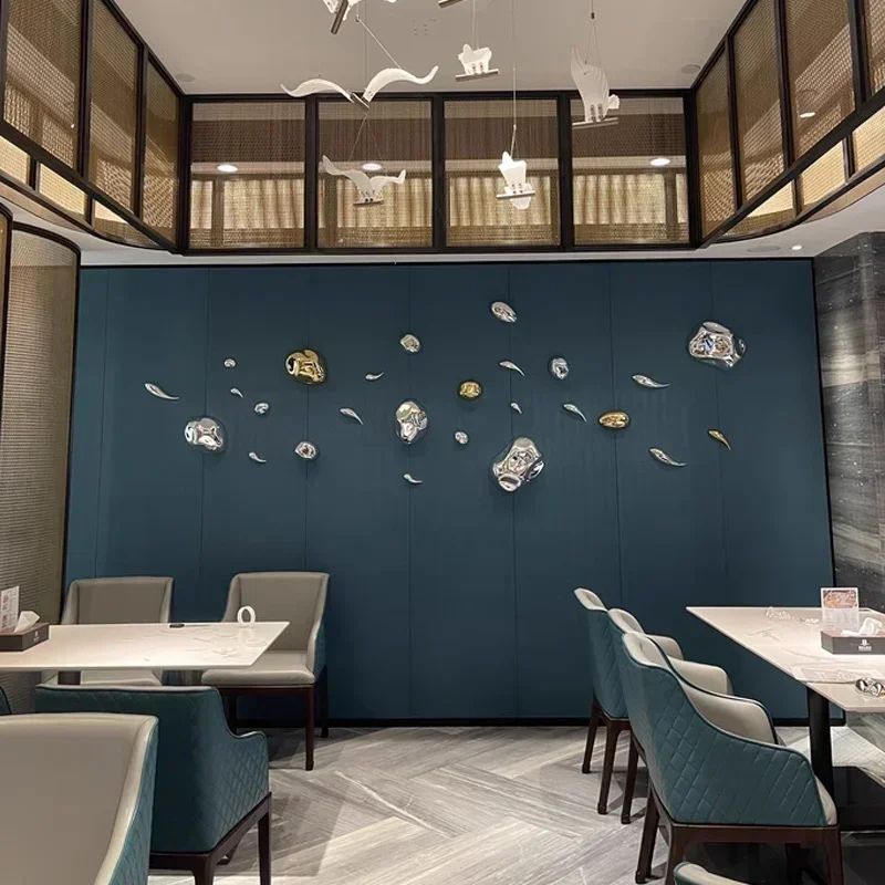 Modern Stone Abstract Wall Decor Hanging for Minimalist Living Rooms