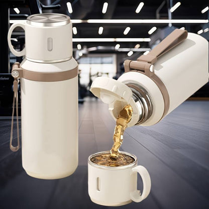 Insulated Travel Coffee Mug Leak Proof Stainless Steel Vacuum Flask for Office and Business