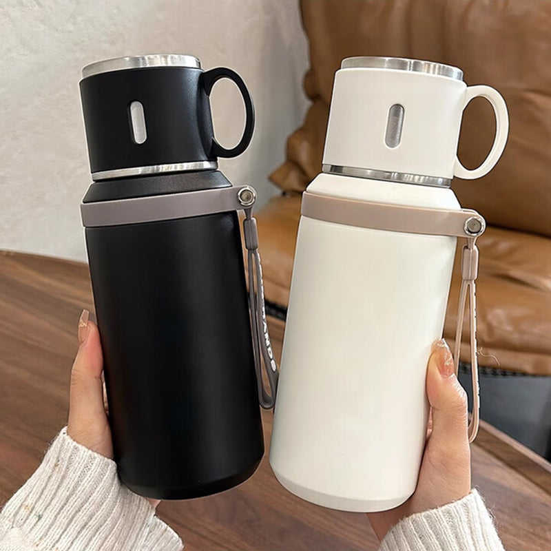 Insulated Travel Coffee Mug Leak Proof Stainless Steel Vacuum Flask for Office and Business