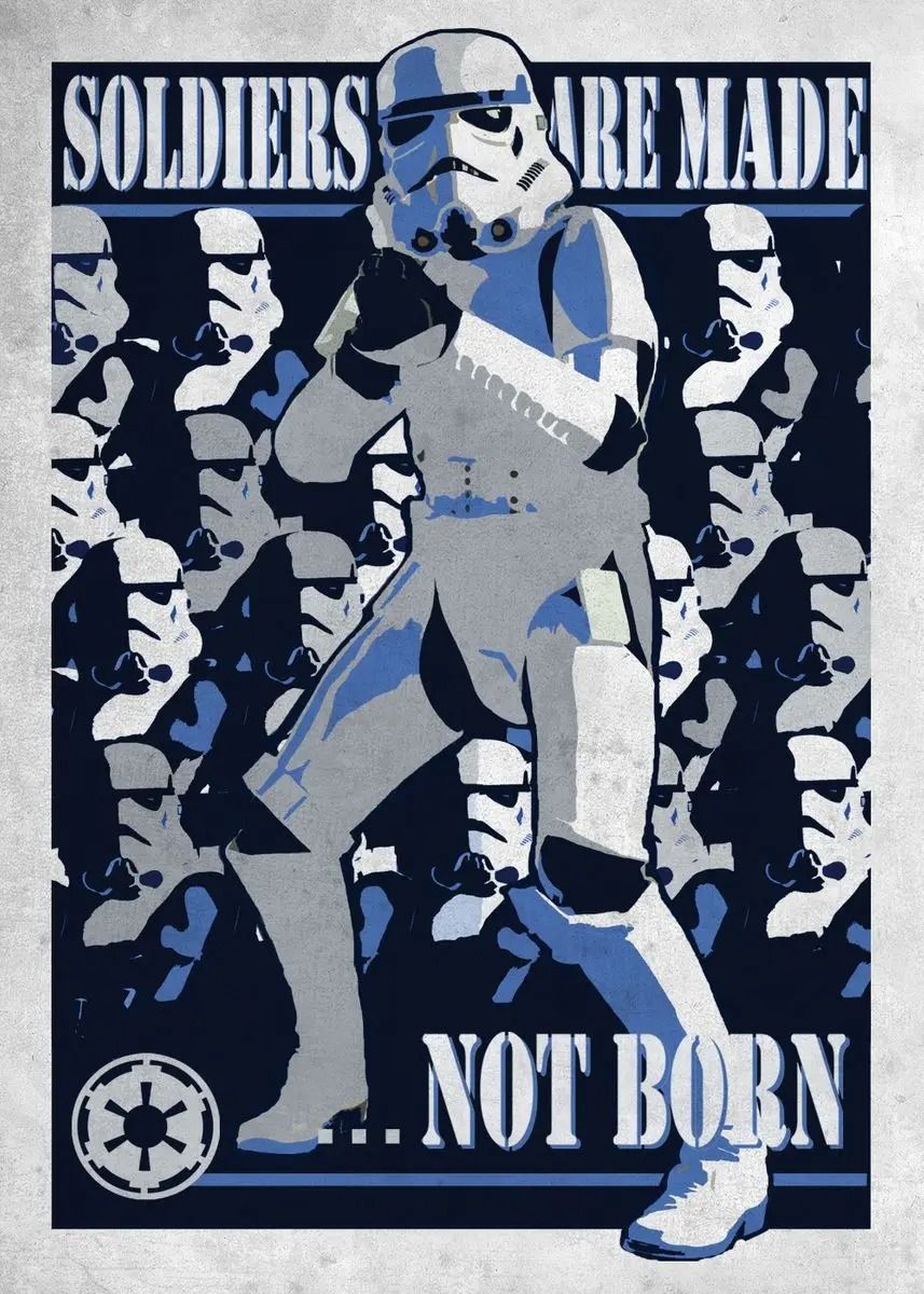 Galactic Propaganda Retro Poster – Tatooine Planet Space Travel Canvas Art – Sci-Fi Movie Picture for Home Decor