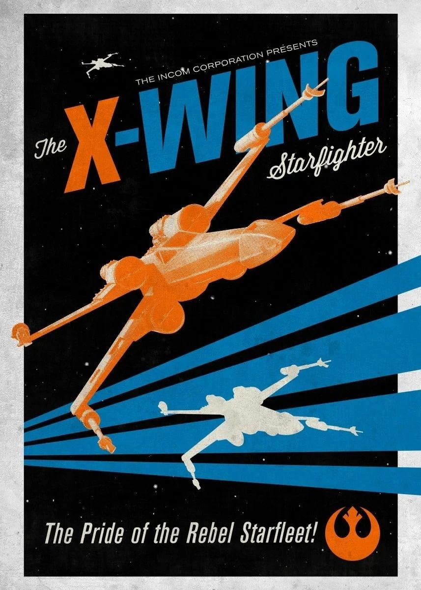 Galactic Propaganda Retro Poster – Tatooine Planet Space Travel Canvas Art – Sci-Fi Movie Picture for Home Decor