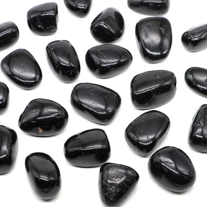 Black Tourmaline Tumbled Stone for Reiki, Meditation and Home Decor