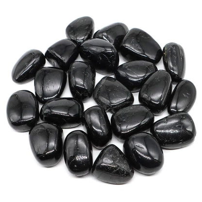 Black Tourmaline Tumbled Stone for Reiki, Meditation and Home Decor