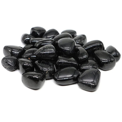 Black Tourmaline Tumbled Stone for Reiki, Meditation and Home Decor