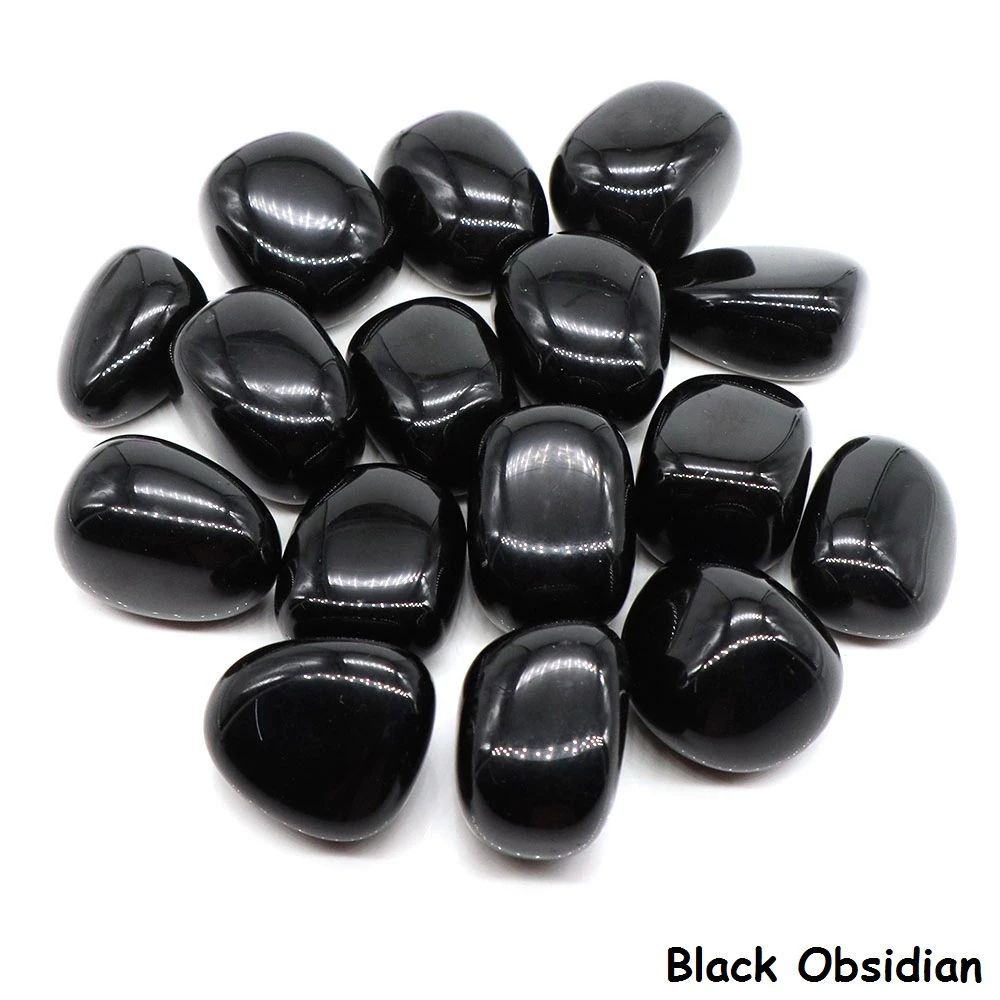 Black Tourmaline Tumbled Stone for Reiki, Meditation and Home Decor