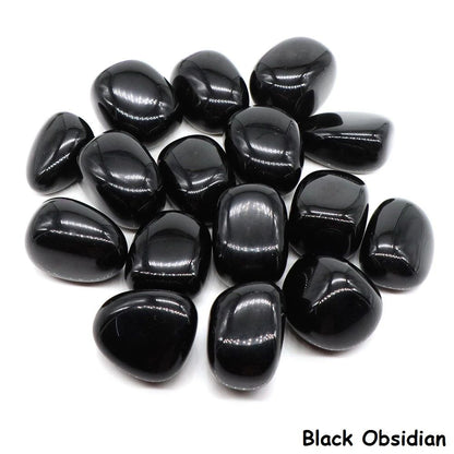 Black Tourmaline Tumbled Stone for Reiki, Meditation and Home Decor