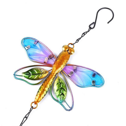 Hummingbird Dragonfly Wind Chime Decor