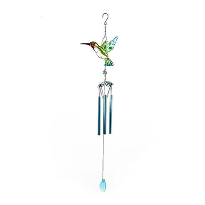 Hummingbird Dragonfly Wind Chime Decor