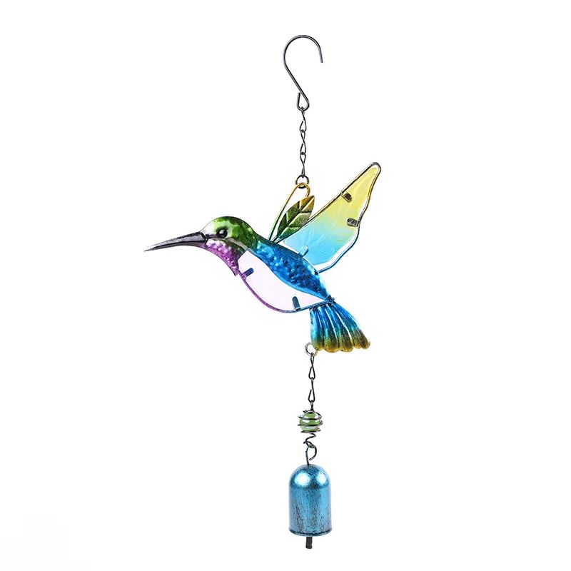Hummingbird Dragonfly Wind Chime Decor