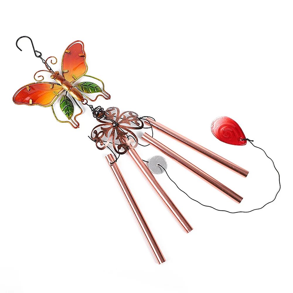 Hummingbird Dragonfly Wind Chime Decor