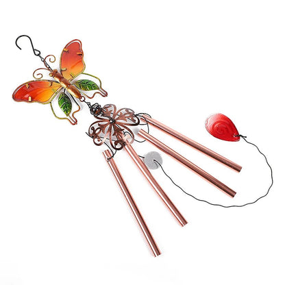 Hummingbird Dragonfly Wind Chime Decor