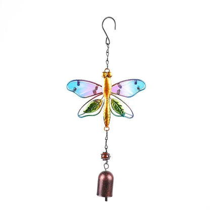Hummingbird Dragonfly Wind Chime Decor