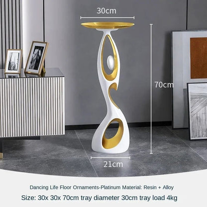Abstract Dancing Figure Sculpture Modern Nordic Home Decor Living Room Statue