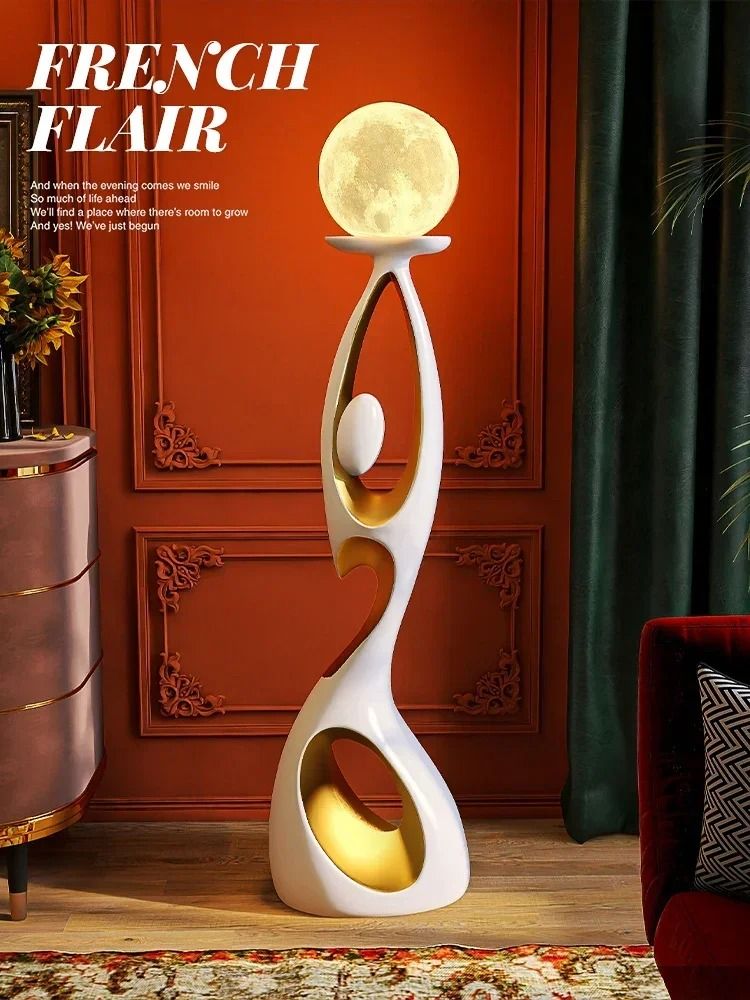 Abstract Dancing Figure Sculpture Modern Nordic Home Decor Living Room Statue