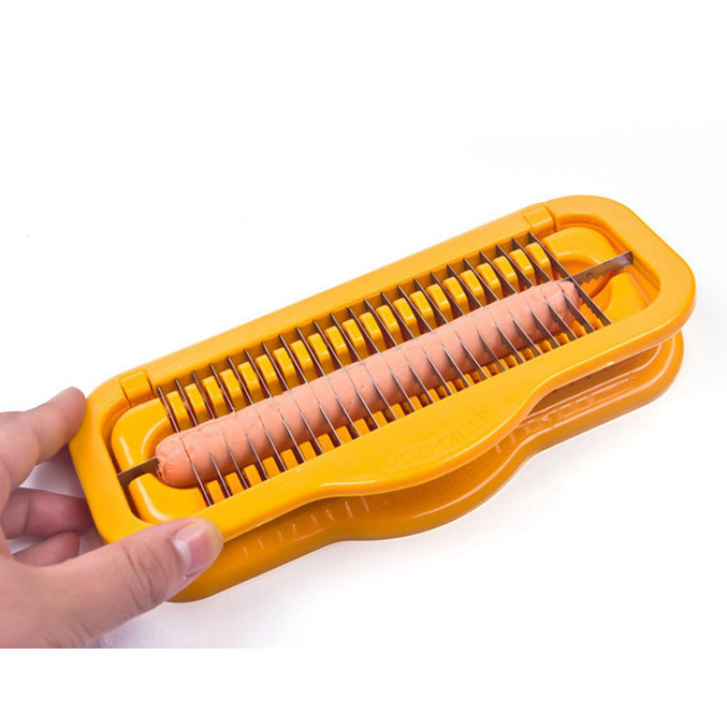 QuickSlice Hot Dog Slicer & Sausage Cutter for BBQ and Family Meals