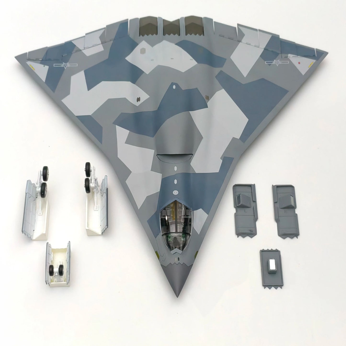 J-36 Stealth Interceptor | 1/72 Scale Precision Die-Cast Model | Executive Gallery & Aviation Sanctuary Decor