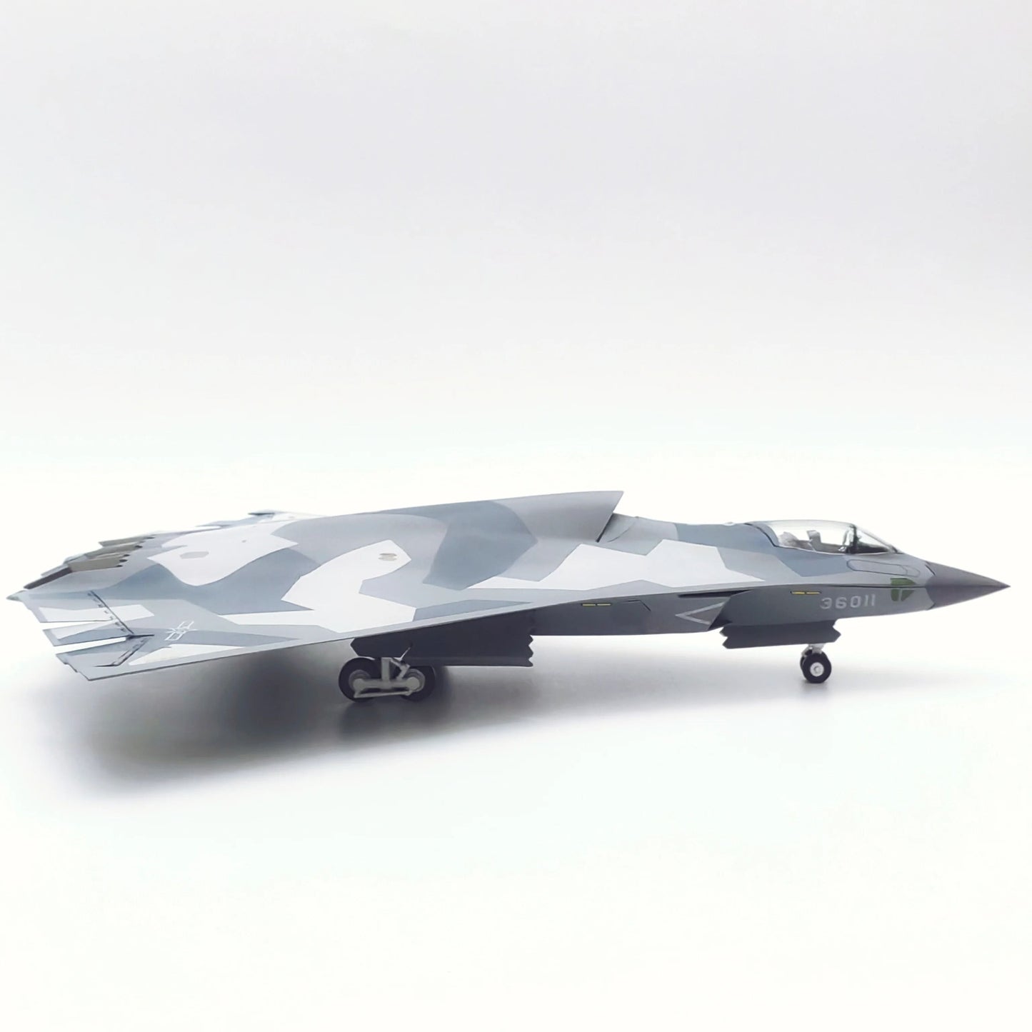 J-36 Stealth Interceptor | 1/72 Scale Precision Die-Cast Model | Executive Gallery & Aviation Sanctuary Decor