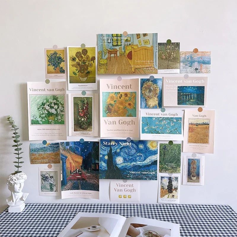 Nordic Aesthetic Photo Card Sticker Set for DIY Wall Collage Decor