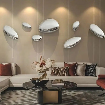 Luxe Water Drop Wall Decor Modern Wall Sculpture for Elegant Interiors