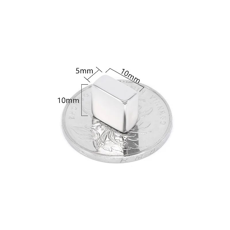 N52 Strong Square Magnets Set – 10pcs Heavy Duty Fridge & Office Neodymium Magnets