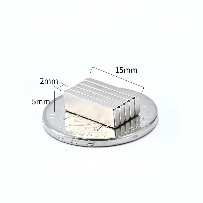 N52 Strong Square Magnets Set – 10pcs Heavy Duty Fridge & Office Neodymium Magnets