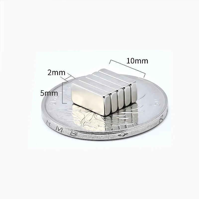 N52 Strong Square Magnets Set – 10pcs Heavy Duty Fridge & Office Neodymium Magnets