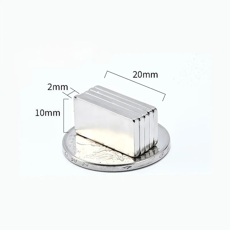 N52 Strong Square Magnets Set – 10pcs Heavy Duty Fridge & Office Neodymium Magnets