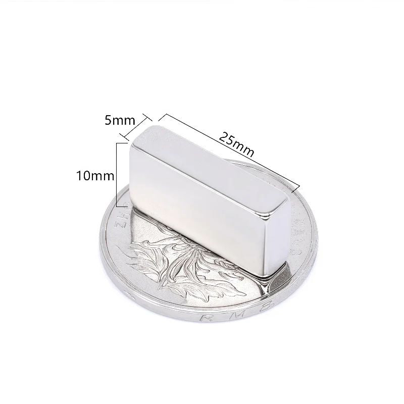 N52 Strong Square Magnets Set – 10pcs Heavy Duty Fridge & Office Neodymium Magnets