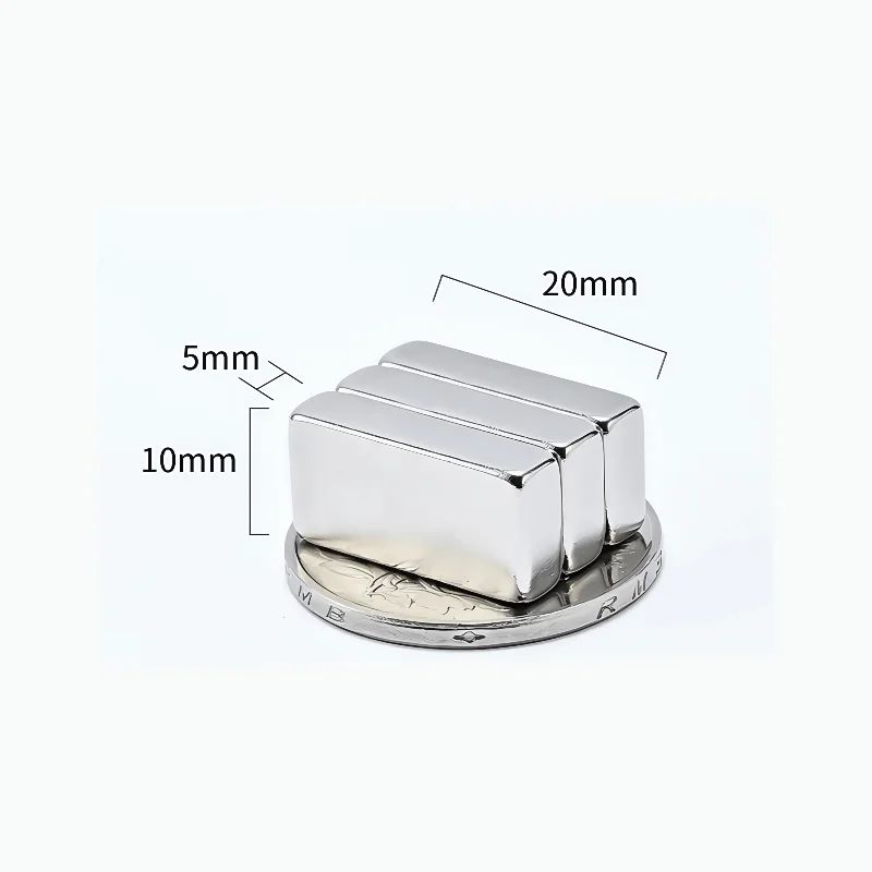 N52 Strong Square Magnets Set – 10pcs Heavy Duty Fridge & Office Neodymium Magnets